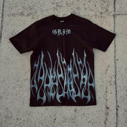 GRIM FLAME TEE (BLACK)